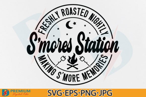 Download S'Mores Station SVG Funny Campfire PNG - Campfire Collection